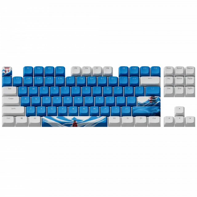 Keycaps Dark Project - GeekBo for ANSI & ISO Layout, PBT 