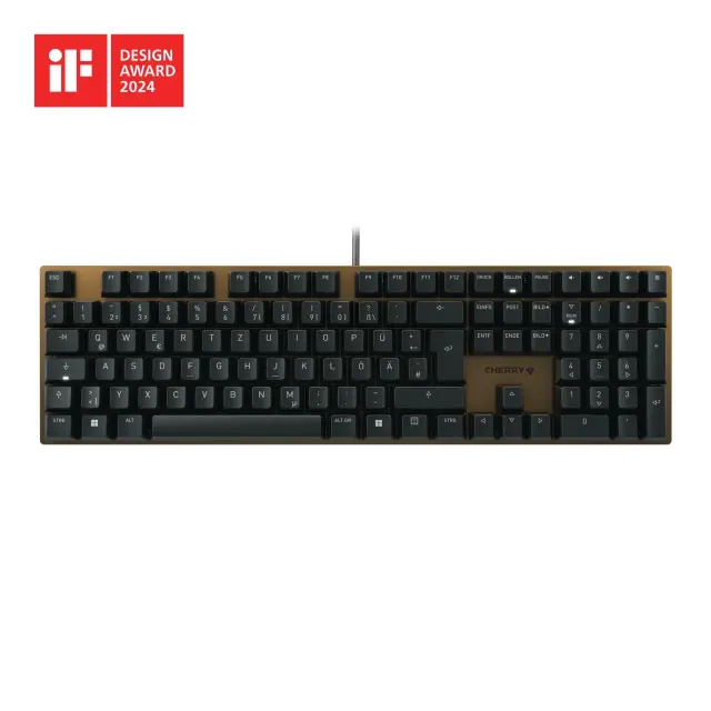 Механична клавиатура CHERRY KC 200MX Brown, Тънка, Черна 