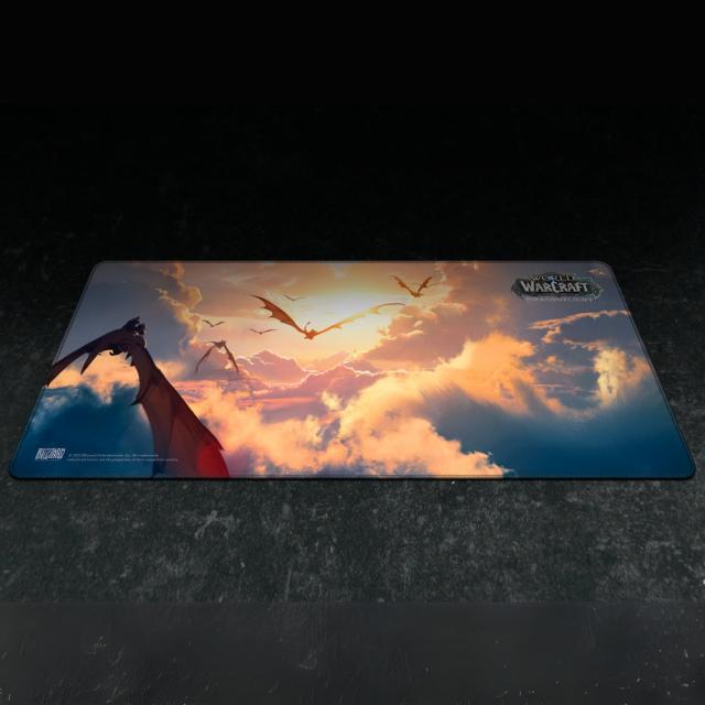 Геймърски пад World Of WarCraft Dragonflight - Clouds, XL 