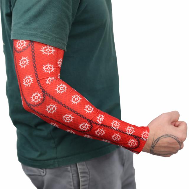 FragON Gaming Arm sleeve Diablo 4 Cathedral of Light Red - Size L 