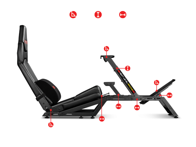 Next Level Racing Cockpit Racing Simulator F-GT 