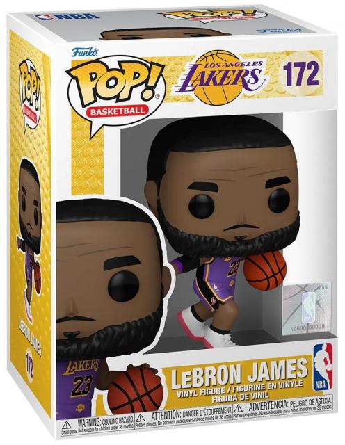 Funko Pop! Basketball: NBA Los Angeles Lakers - LeBron James #172 