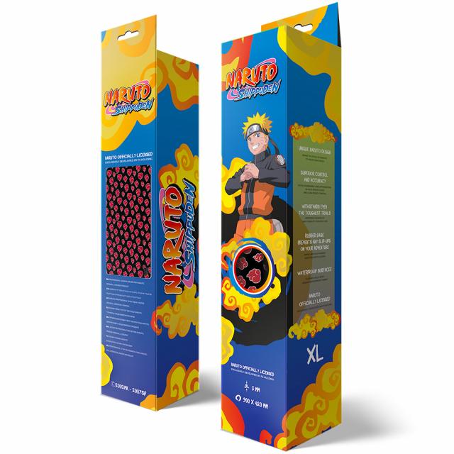 Геймърски пад Naruto Shippuden - Akatsuki Clouds, XL 