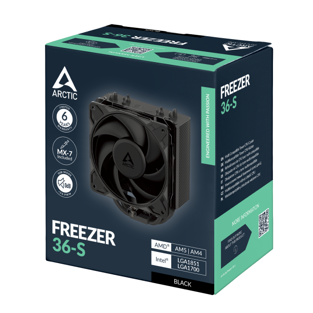 Охладител за процесор ARCTIC Freezer 36-S Black - ACFRE00196A 