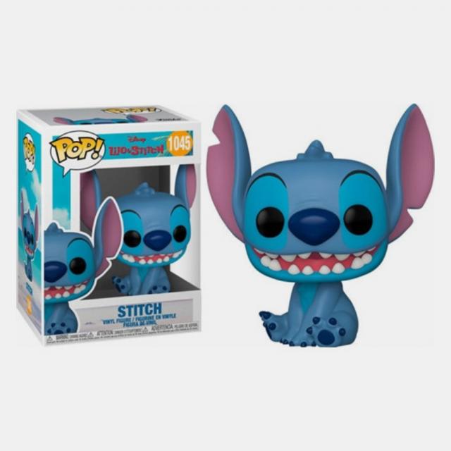 Фигурка Funko POP! Movies:  Disney Lilo and Stitch, 065665,  Stitch (Smiling Seated), 1045 Vinyl Figure 