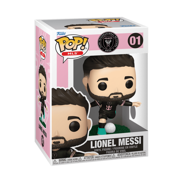 Фигурка Funko Pop! MLS: Inter Miami - Lionel Messi (Away) #01 
