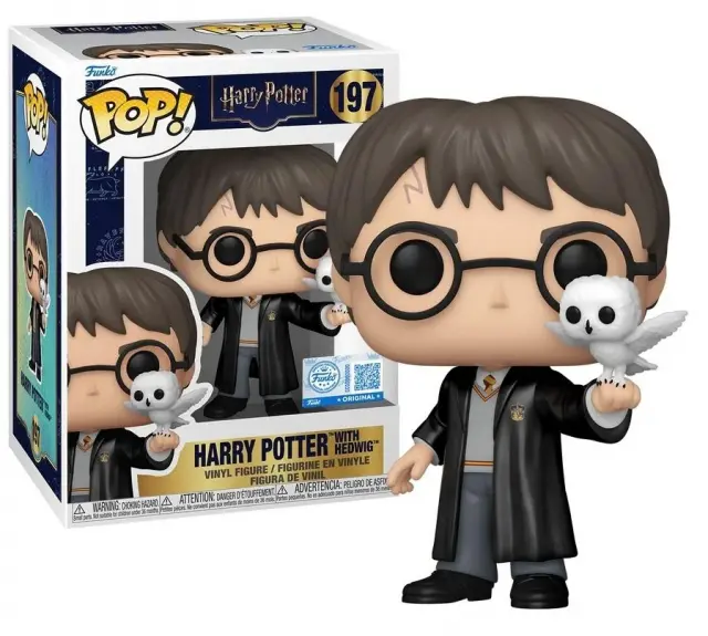 Funko Pop!& Buddy Figure: Harry Potter - Harry Potter with Hedwig (Special Edition) #197 