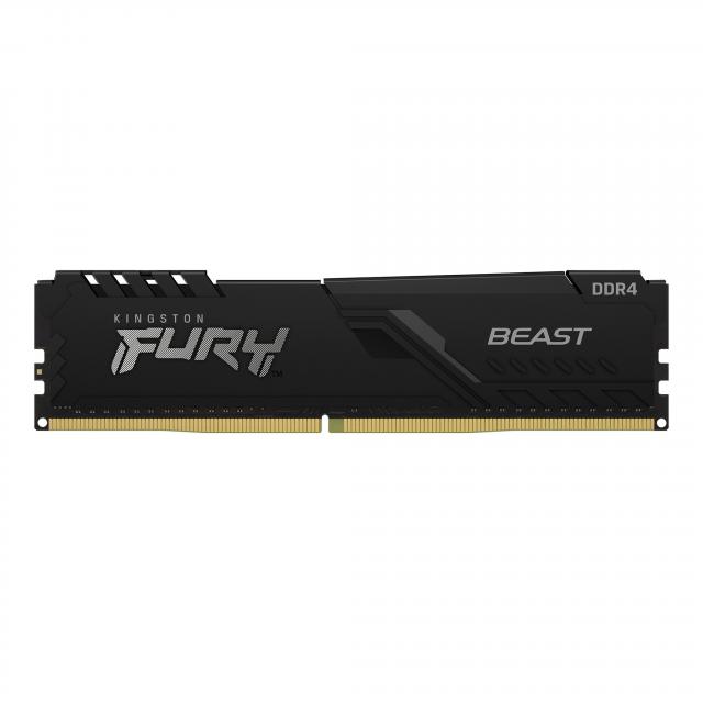 Памет Kingston FURY Beast Black 16GB DDR4 3200MHz - KF432C16BB1/16 