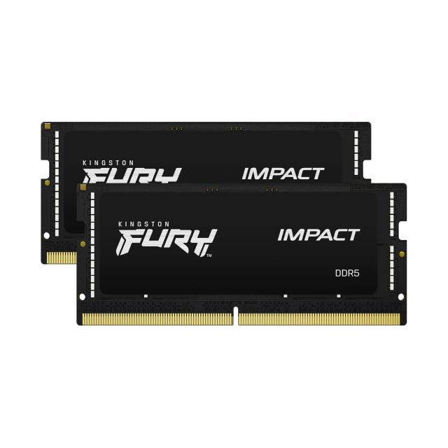 Memory Kingston FURY IMPACT, 64GB SODIMM DDR5, 5600MHz, CL40 