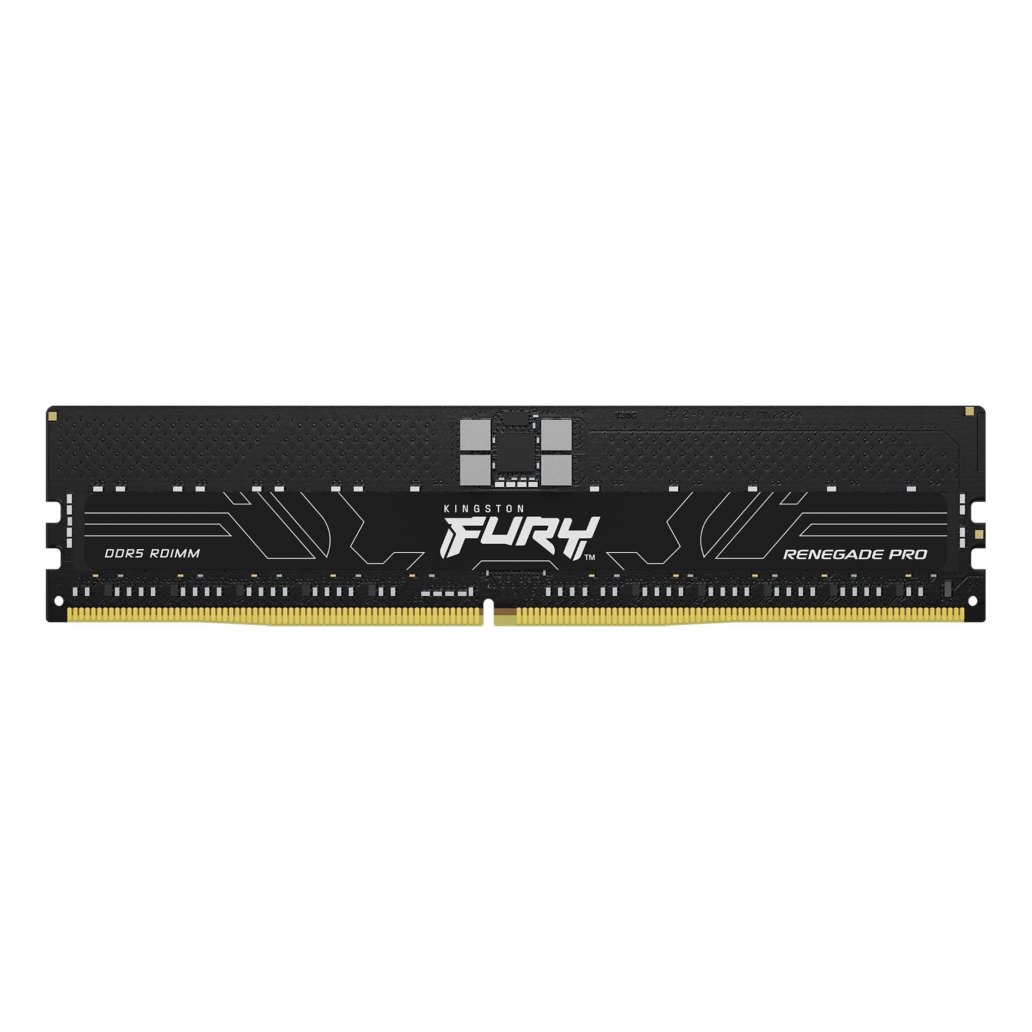 Kingston FURY Renegade Pro 128GB(4x32GB) DDR5 6400MHz CL32 RDIMM - KF564R32RBE2K4-128