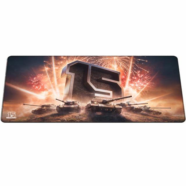 Геймърски пад World of Tanks 15 Anniversary, XL 