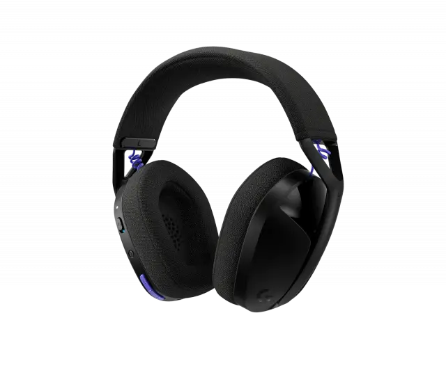 Геймърски безжични слушалки Logitech G321 Lightspeed, Микрофон, Черни 
