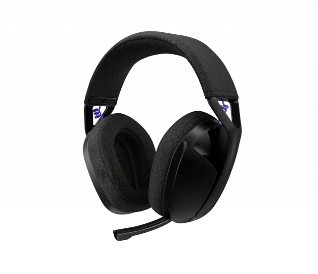 Геймърски безжични слушалки Logitech G321 Lightspeed, Микрофон, Черни 