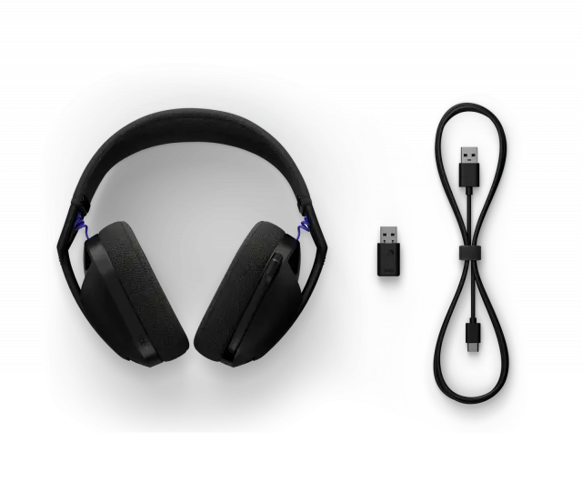 Геймърски безжични слушалки Logitech G321 Lightspeed, Микрофон, Черни 