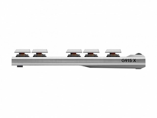 Безжична геймърска механична клавиатура Logitech G915X White Lightspeed TKL - GL Tactile Switch 