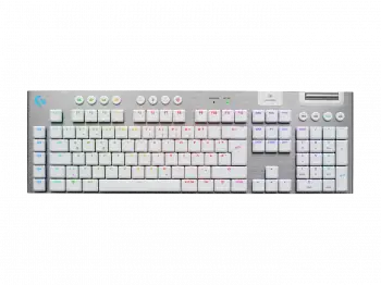 Безжична геймърска механична клавиатура Logitech G915X White Lightspeed - GL Tactile Switch