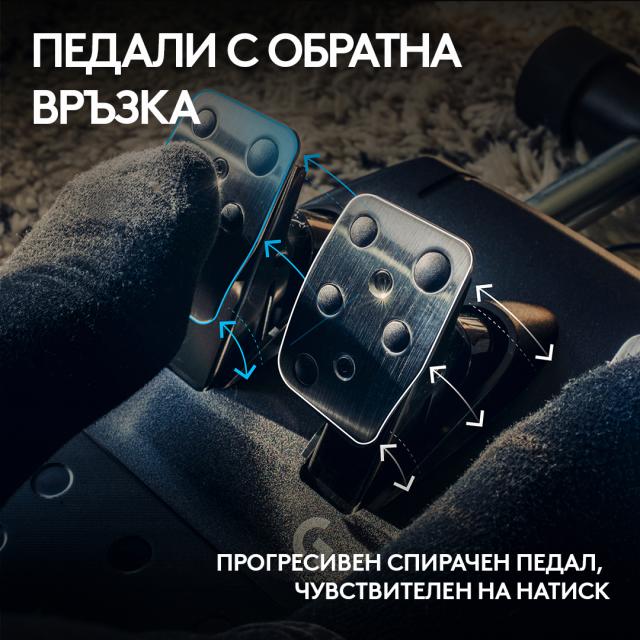Волан Logitech G923 Sim Racing Wheel, PS4, PS5, PC 