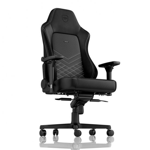 Геймърски стол noblechairs HERO - Black/Platinum-White 