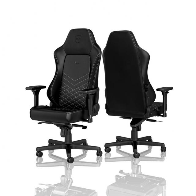 Геймърски стол noblechairs HERO - Black/Platinum-White 