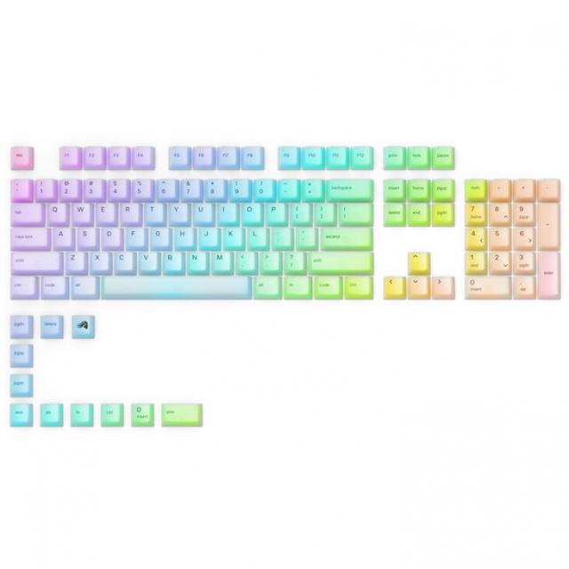 Glorious Polychroma RGB PBT 115-Keycaps, ANSI, US-Layout 
