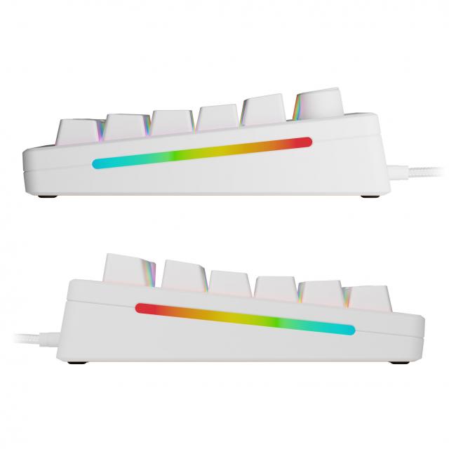 Gaming Mechanical keyboard Glorious GMMK 3 75% White - Fox Linear Switches 