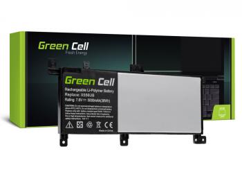 Laptop Battery ASUS X556U X556UV  AS111  C21N1509 7,6V 4100mA GREEN CELL