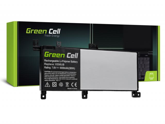Laptop Battery ASUS X556U X556UV  AS111  C21N1509 7,6V 4100mA GREEN CELL 