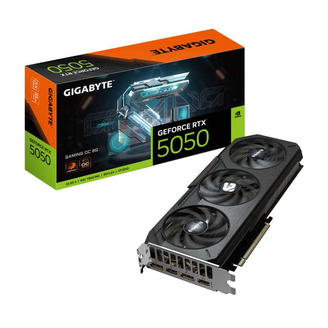 Graphic card GIGABYTE RTX 5050 GAMING OC 8GB GDDR6 