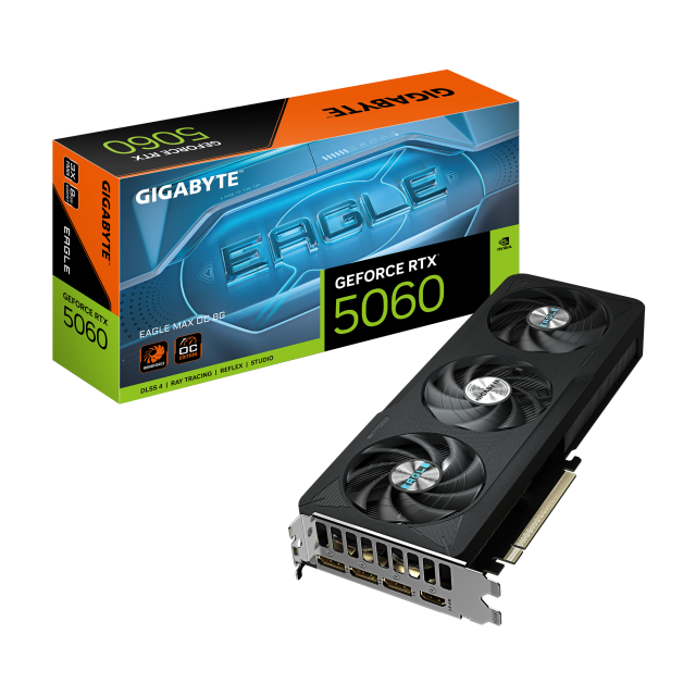 Graphic card GIGABYTE RTX 5060 EAGLE MAX OC 8GB GDDR7 