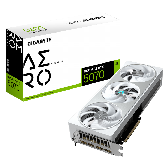 Graphic card GIGABYTE RTX 5070 AERO OC 12GB GDDR7 