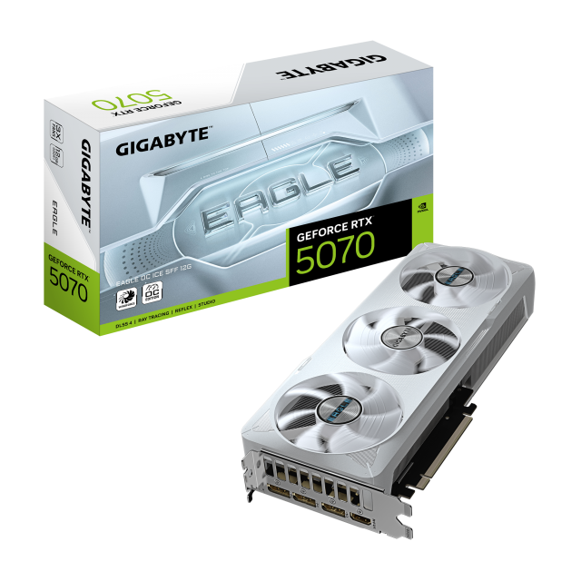 Graphic card GIGABYTE RTX 5070 EAGLE ICE OC SFF 12GB GDDR7 