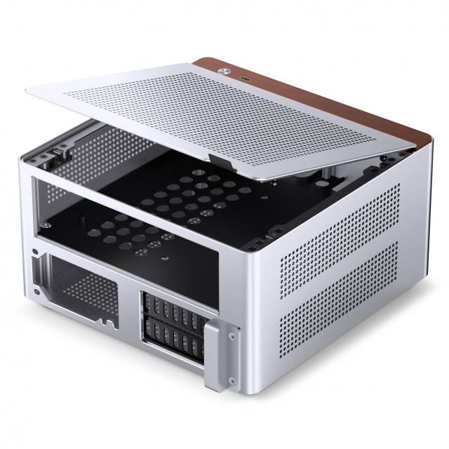Кутия Jonsbo NV10 Mini ITX - Silver 