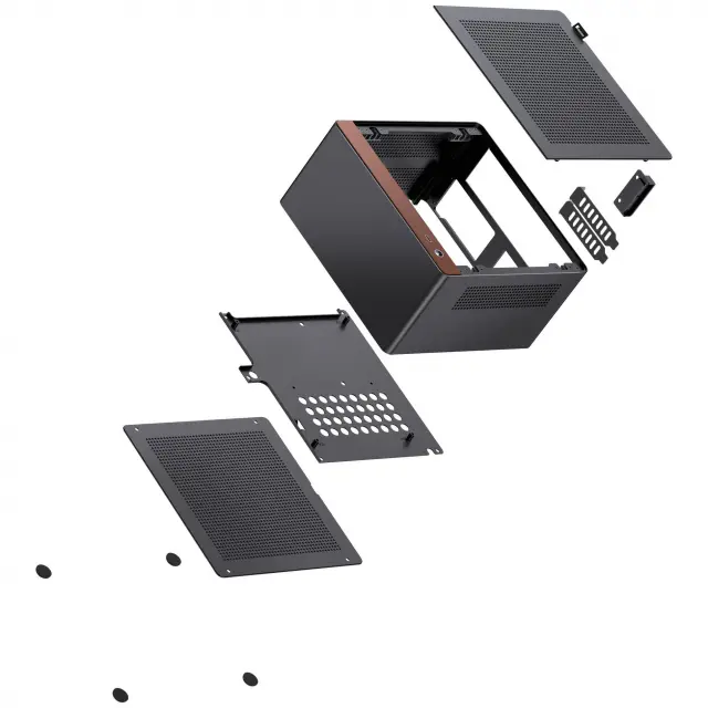 Кутия Jonsbo NV10 Mini ITX - Black 