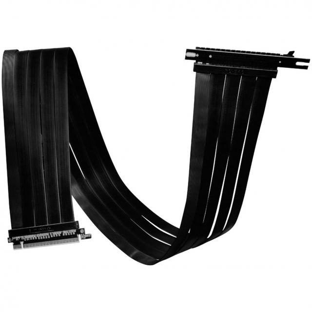 Кабел Lian Li PW-PCIV-4-90X PCIe 4.0 Riser Cable - 900mm, Черен 