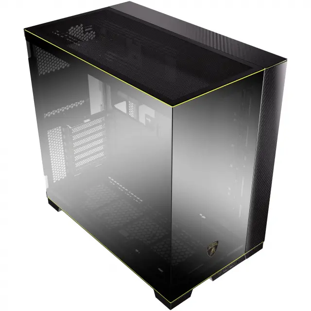 Кутия Lian Li PC-O11D EVO RGB Lamborghini Edition, Tempered Glass, Черна 
