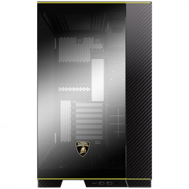 Кутия Lian Li PC-O11D EVO RGB Lamborghini Edition, Tempered Glass, Черна 