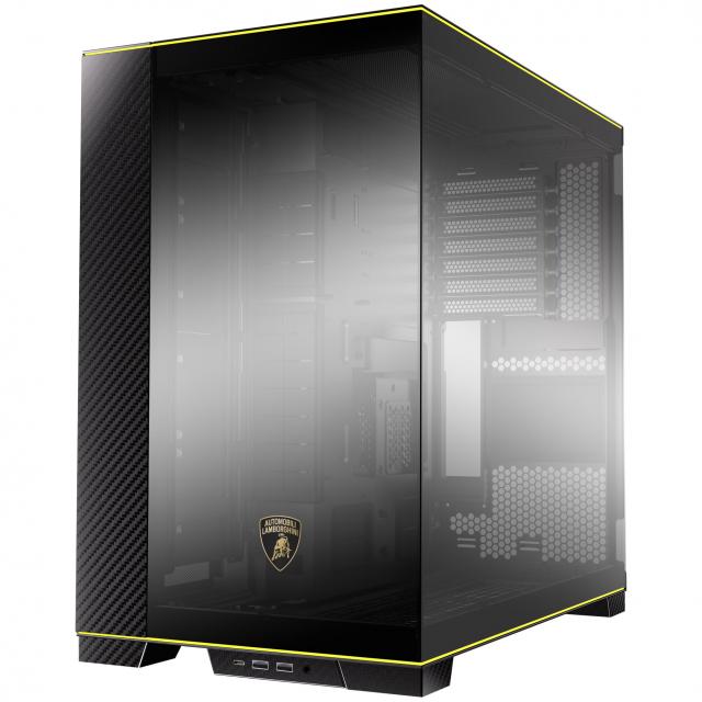 Кутия Lian Li PC-O11D EVO RGB Lamborghini Edition, Tempered Glass, Черна 