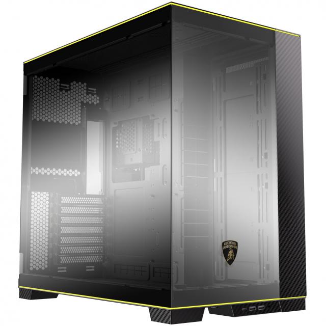 Кутия Lian Li PC-O11D EVO RGB Lamborghini Edition, Tempered Glass, Черна 