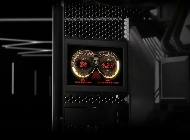 Кутия Lian Li PC-O11D EVO RGB Lamborghini Edition, Tempered Glass, Черна 