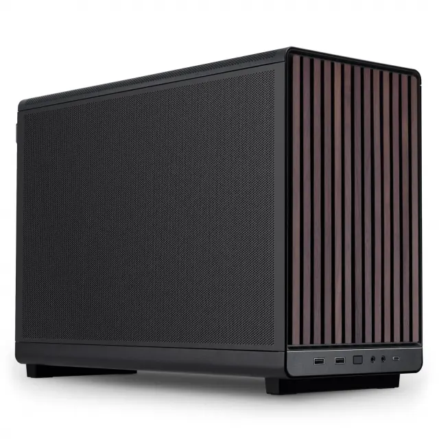 Кутия Lian Li DAN A3-mATX Wood Edition, Micro Tower 