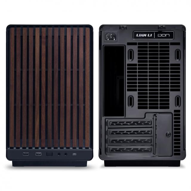 Кутия Lian Li DAN A3-mATX Wood Edition, Micro Tower 
