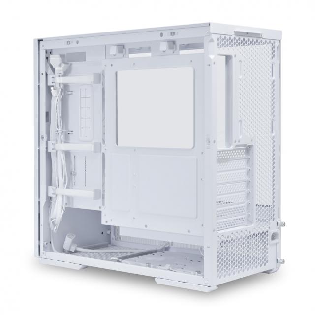 Кутия Lian Li LANCOOL 207 Mid-Tower, Tempered Glass, Бяло 