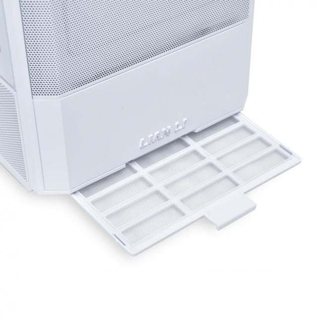 Кутия Lian Li LANCOOL 207 Mid-Tower, Tempered Glass, Бяло 
