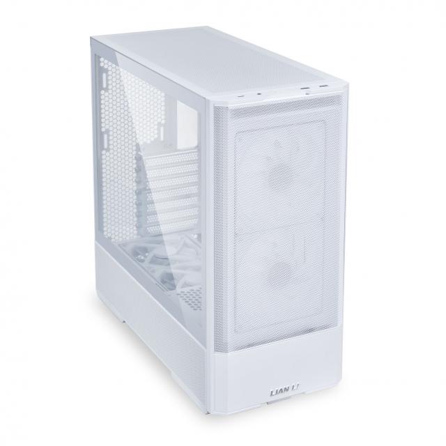 Кутия Lian Li LANCOOL 207 Mid-Tower, Tempered Glass, Бяло 