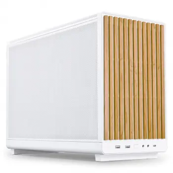 Case Lian Li DAN A3-mATX Wood Edition White - Micro Tower