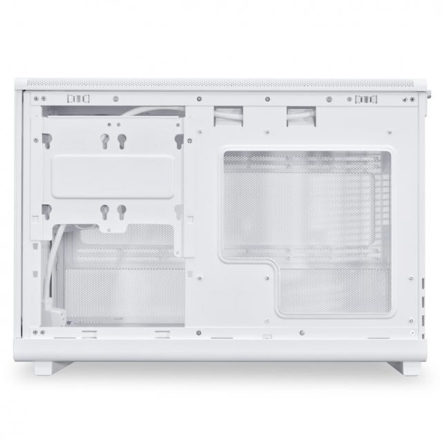 Кутия Lian Li DAN A3-mATX Wood Edition White - Micro Tower 