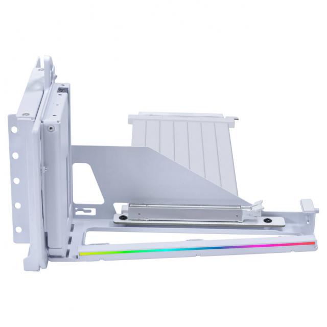 Брекет за вертикален монтаж на GPU Lian Li VG4-5-V4 Riser cable PCIe 5.0 - White 