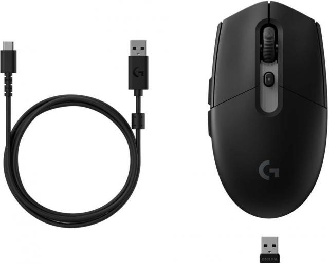 Геймърска безжична мишка Logitech G305 X Superlight - Черен 