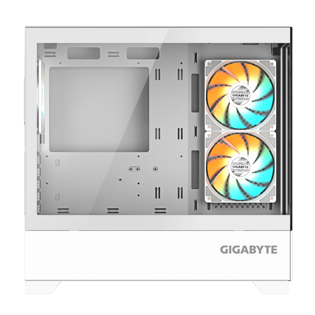 Кутия GIGABYTE C201 PANORAMIC ICE + 3 ARGB Вентилатора 