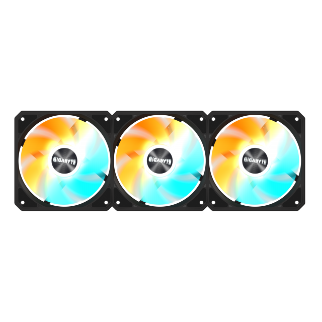 Triple Fans GIGABYTE AORUS EZ CHAIN 120, 3-Pack ARGB 